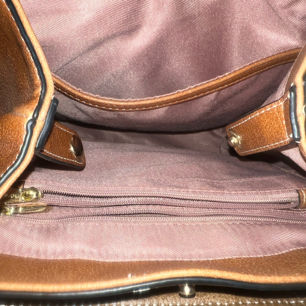 Women’s Backpack Purse in Tan Pu Leather for Multifunctional Use - Picture 3 of 9